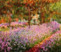 Iris en el jardín de Monet Flores del Impresionismo de Claude Monet